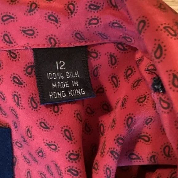 Ellen Tracy Chic Red Silk Pantsuit - Picture 9 of 16